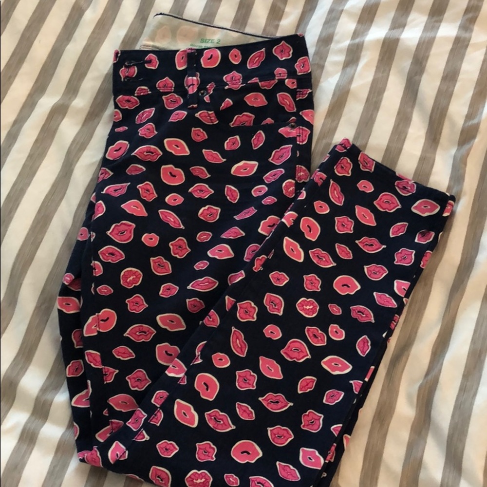 EUC Lilly Pulitzer bocce worth skinny jeans size2